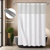 Awesome Home™ Waterproof  Poly  Snap In Liner Shower Curtain