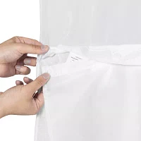 Awesome Home™ Waterproof  Poly  Snap In Liner Shower Curtain