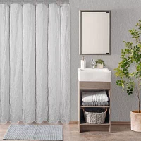 Awesome Home™ Solid Texture Shower Curtain