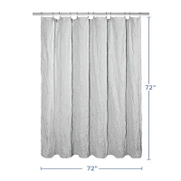 Awesome Home™ Solid Texture Shower Curtain