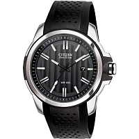 Citizen Mens Black Strap Watch Aw1150-07e