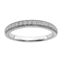 True Light 1/4 CT. T.W. Lab Created White Moissanite 14K Gold Band