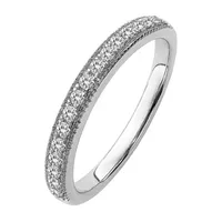 True Light 1/4 CT. T.W. Lab Created White Moissanite 14K Gold Band