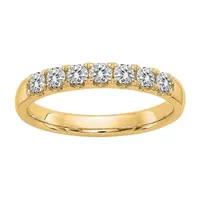 True Light 2.5MM 1/2 CT. T.W. Lab Created White Moissanite 14K Gold Band