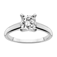 True Light Womens 3 CT. T.W. Lab Created White Moissanite 14K Gold Solitaire Engagement Ring