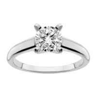 True Light Womens 3 1/2 CT. T.W Lab Created White Moissanite 14K Gold Engagement Ring