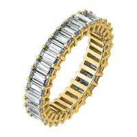 True Light 4.5MM 3 3/4 CT. T.W. Lab Created White Moissanite 14K Gold Eternity Band