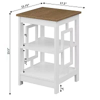 Town Square Living Room Collection Storage Console Table