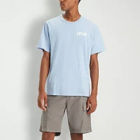 Levi's Mens Crew Neck Short Sleeve Relaxed Fit Graphic T-Shirt