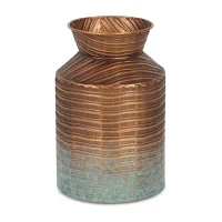 Cheungs Kyani Copper And Teal Milk Jug Decorative Jars