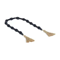 Cheungs Akaida Dark Blue Mixed Wooden Bead Tassel Handmade Tabletop Decor