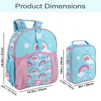 AD Sutton Up We Go Rainbow 3 Piece Backpack Set