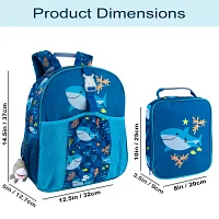 AD Sutton Up We Go Shark 3 Piece Backpack Set