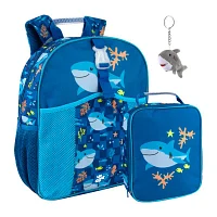 AD Sutton Up We Go Shark 3 Piece Backpack Set