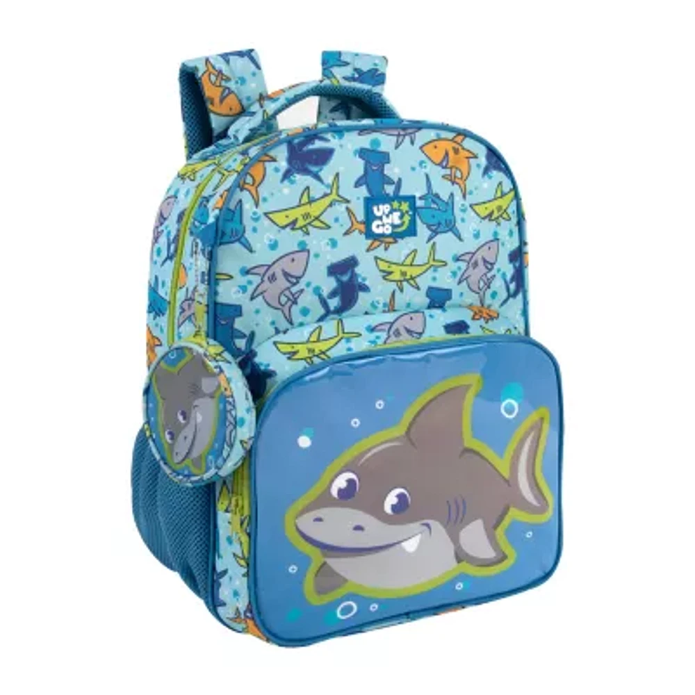 AD Sutton Up We Go Shark 2 Piece Backpack Set