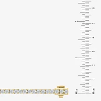 (H-I / I1) 2 CT. T.W. Lab Grown White Diamond 10K Gold 7.25 Inch Tennis Bracelet