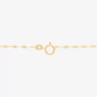 Womens 14K Gold Y Necklace