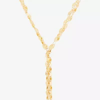 Womens 14K Gold Y Necklace