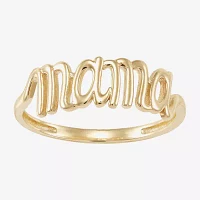 "Mama" 10K Gold Band