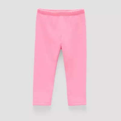 Okie Dokie Baby Girls Fleece Full Length Leggings