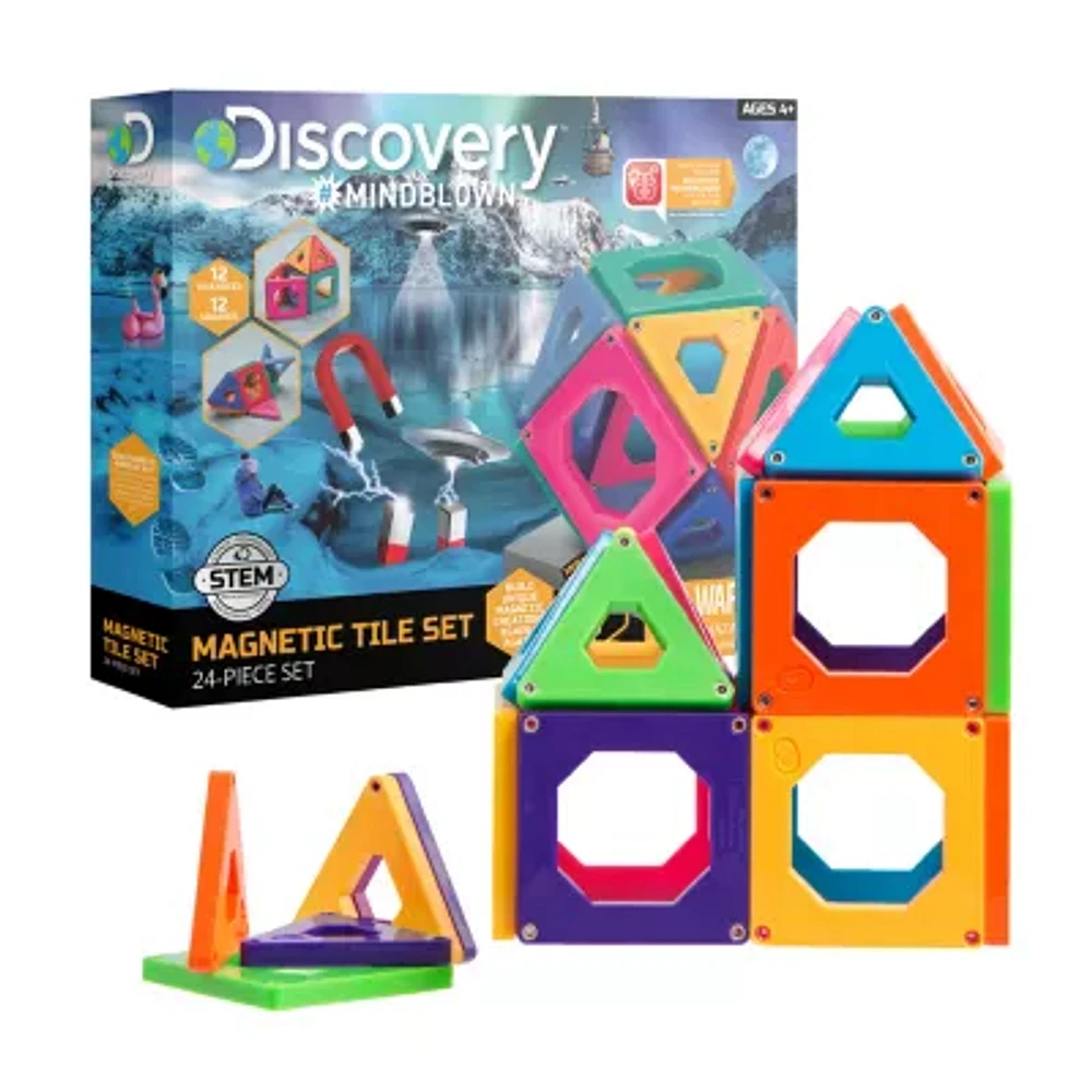 Discovery Mindblown Toy Magnetic Tiles Set