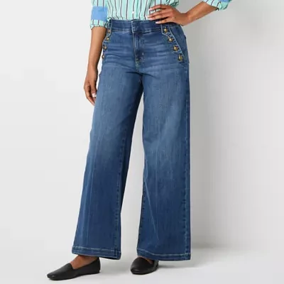 St. John's Bay Tall Womens High Rise Loose Fit Jean