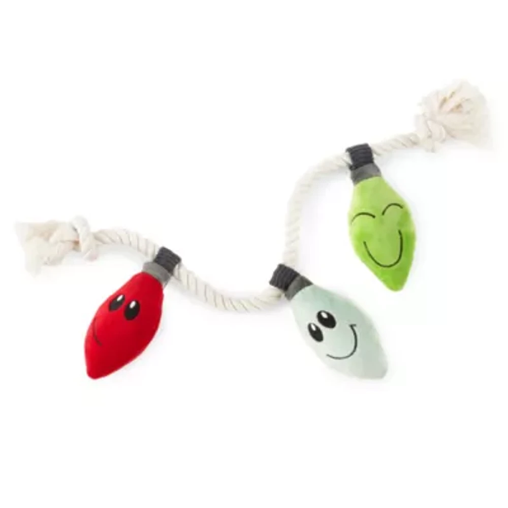 Paw & Tail Holiday String Lights Rope Toy