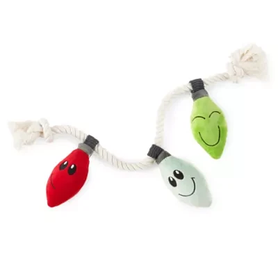 Paw & Tail Holiday String Lights Rope Toy