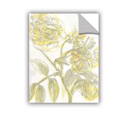 Brushstone Belle Fleur Yellow I Crop Removable Wall Decal