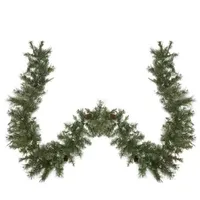 9' x 10'' Snow Mountain Pine Artificial Christmas Garland - Unlit