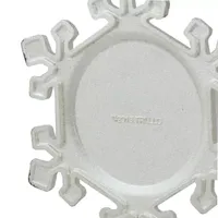 3.5'' Silver Plated Snowflake Toostie Roll Man Candy Logo Christmas Ornament