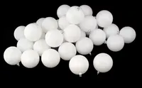 32ct Winter White Shatterproof Matte Christmas Ball Ornaments 3.25'' (80mm)