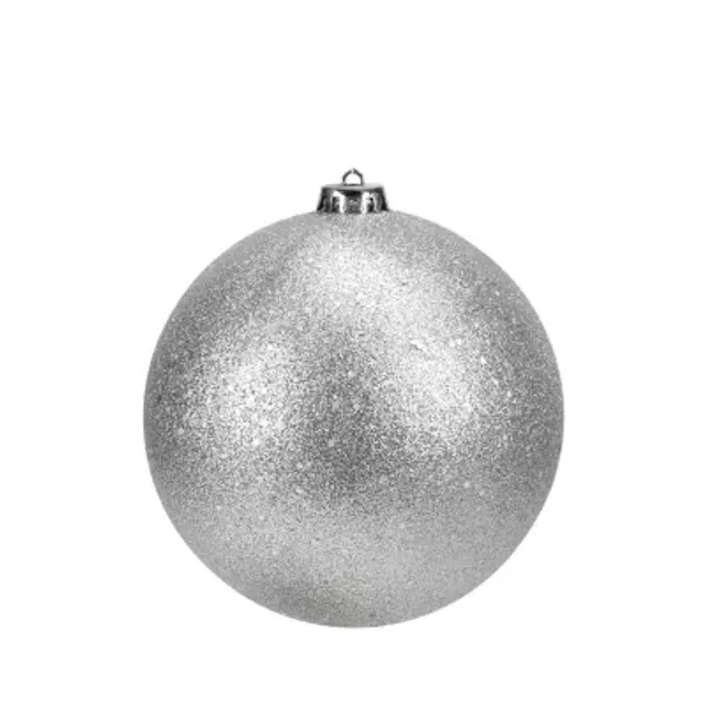 Northlight 6 Shatterproof Holographic Glitter Christmas Ball