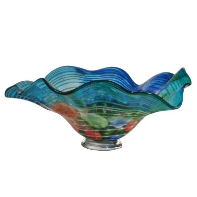 Dale Tiffany Pinede Art Glass Bowl