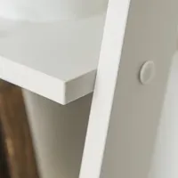 55" Wood Ladder 4-Shelf Bookshelf