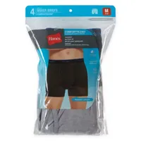 Hanes Comfortblend Mens 4 Pack Boxer Briefs