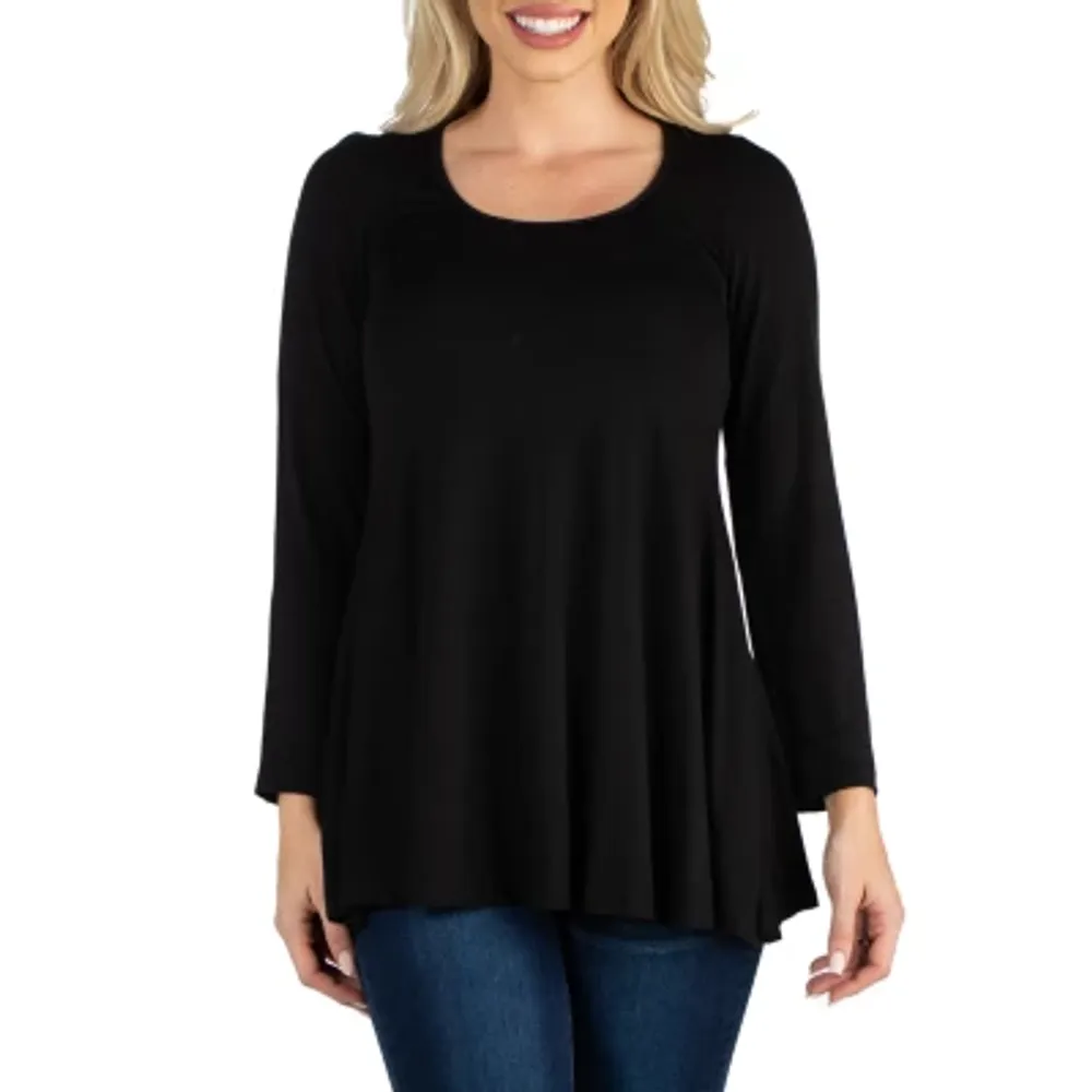 24/7 Comfort Apparel Long Sleeve Tunic