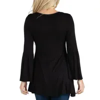 24/7 Comfort Apparel Scoop Neck Tunic