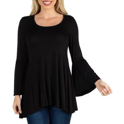 24/7 Comfort Apparel Scoop Neck Tunic