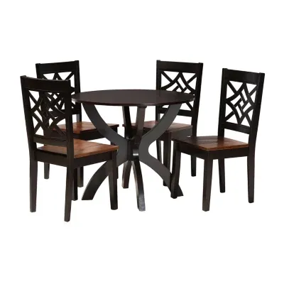 Ani Dining Room Collection 5-pc. Round Dining Set