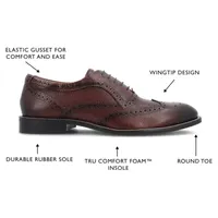 Thomas And Vine Mens Garland Round Oxford Shoes