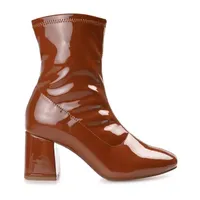 Journee Collection Womens Reice Block Heel Booties