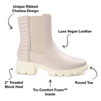 Journee Collection Womens Tatiana Block Heel Booties