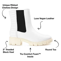 Journee Collection Womens Tatiana Block Heel Booties