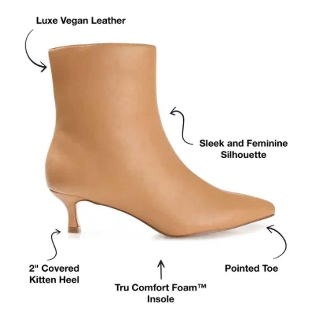 Journee Collection Womens Arely Kitten Heel Booties
