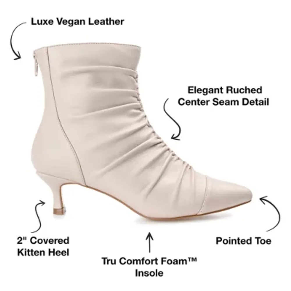 Journee Collection Womens Chevi Kitten Heel Booties