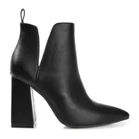 Journee Collection Womens Neima Block Heel Booties