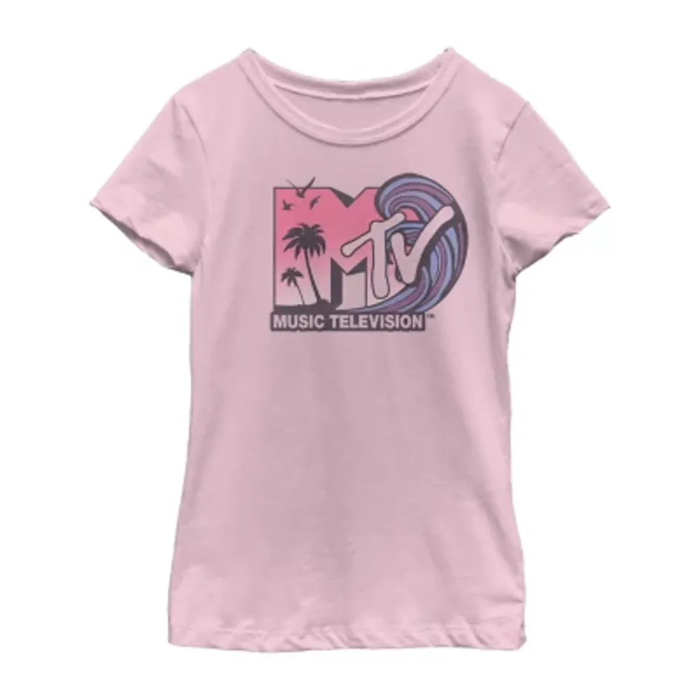 Thereabouts Little & Big Girls Adaptive Round Neck Short Sleeve Graphic T- Shirt