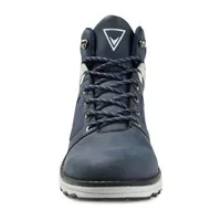 Vance Co Mens Derrick Flat Heel Lace-Up Boots