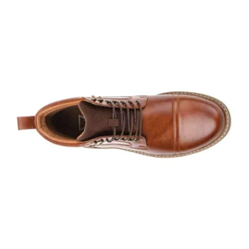 Vance Co Mens Lucien Flat Heel Dress Boots